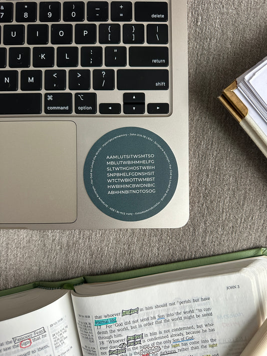 For God so Loved the World Sticker