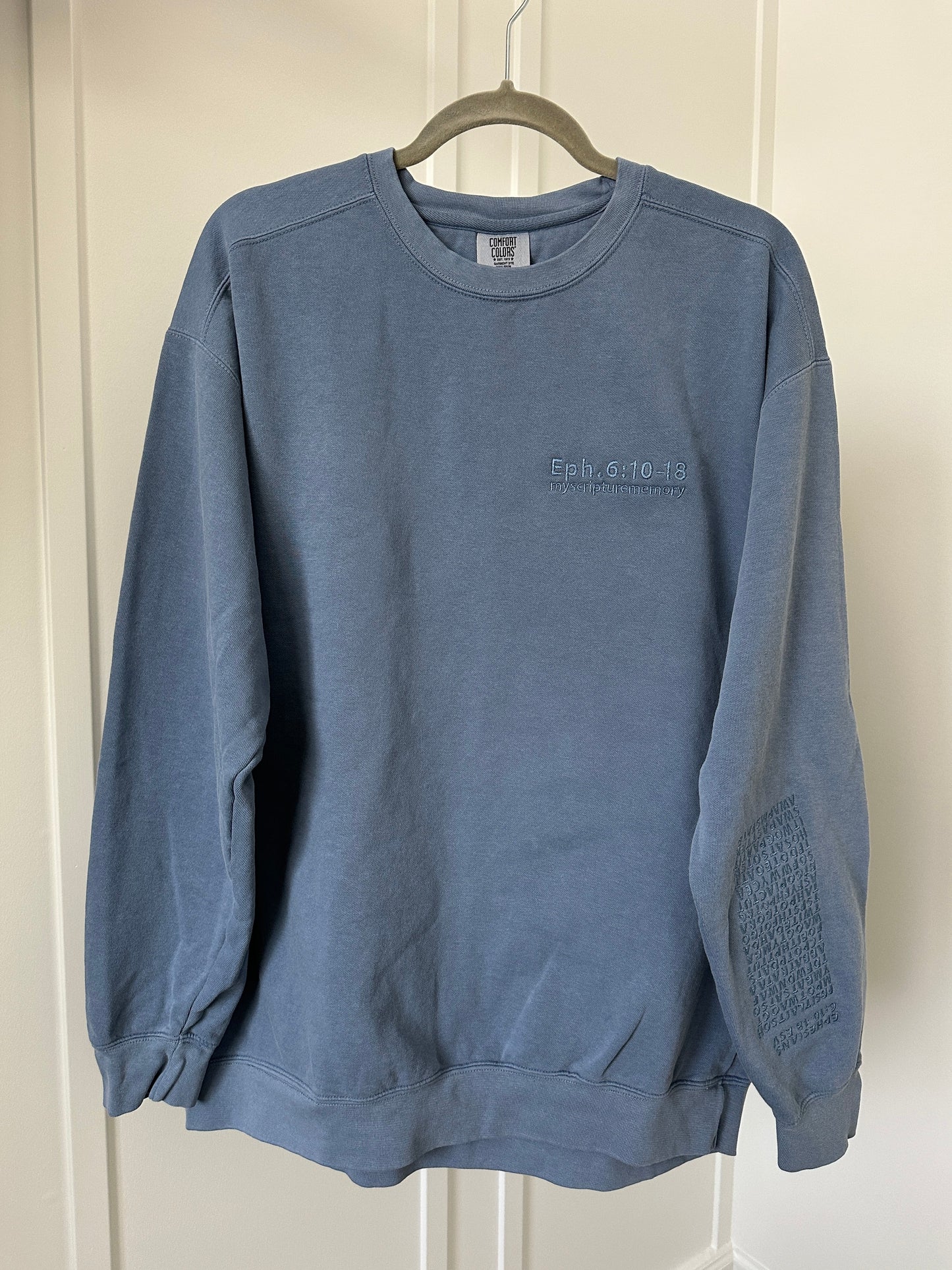 Whole Armor of God Crewneck Sweater — Ephesians 6:10-18