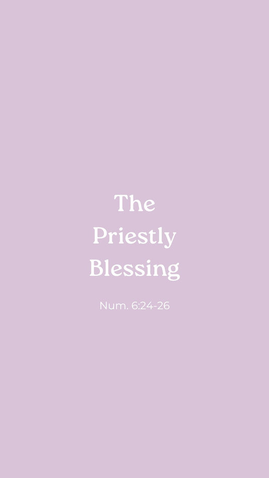 The Priestly Blessing NIV
