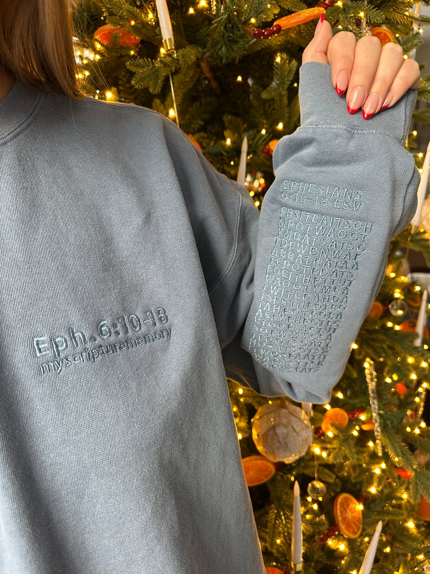 Whole Armor of God Crewneck Sweater — Ephesians 6:10-18